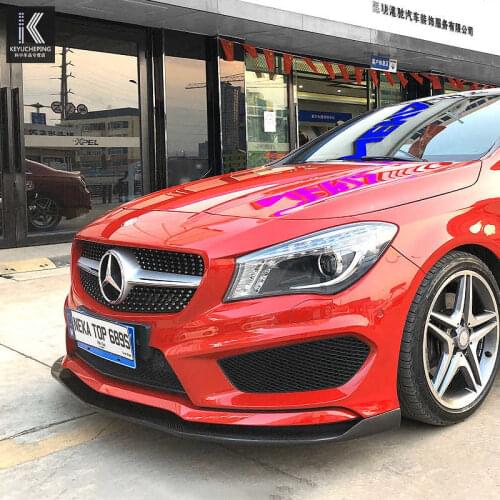 Suitable for Benz Mercedes Cla W117 Cla45 Modified Carbon Fiber Front Shovel Side Skirt Rear Lip Middle Net Gt Tail Surrounded