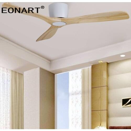 42 Inch Solid Wood White Black Dc Ceiling Fan Without Lamp Remote Control Wooden Black Fans For Home Ventilador De Techo