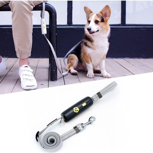 Leashes for Small Medium Dogs Elasticity Rope Dog Leash Adjustable Length Breathable Braid Collar Non-Slip Handle Dog Supplies