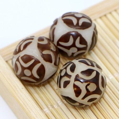 Handmade Carving DIY Buddha bead key chain accessories scatter bead wholesale