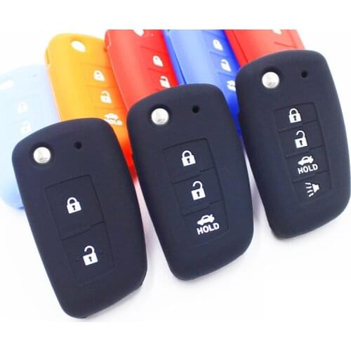 Folding Key Case Cover For Nissan 234 Buttons X-Trail T32 Rogue Juke F15 Qashqai J11 Murano Maxima Altima Micra Tiida Accessory