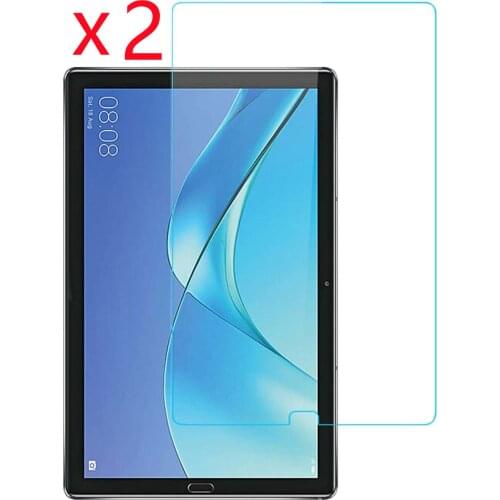 2Pcs Tablet Tempered Glass Screen Protector Cover for Huawei MediaPad M6 10.8 Inch Bubble Free HD Eye Protection Film
