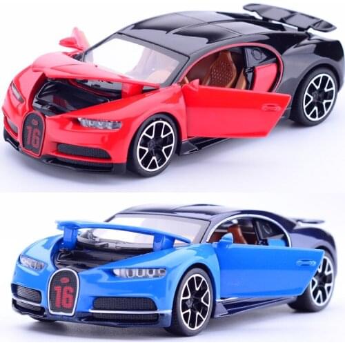 1:32 Chiron Metal Alloy Car Diecasts Vehicles Car Model Miniature Scale Model Toys For Children