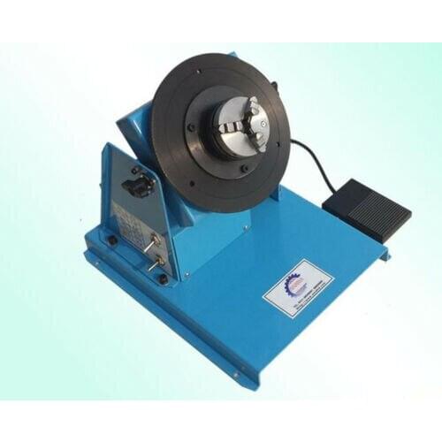 AC 110-240V 2-20RPM 10KG Light Duty Welding Turntable Positioner With 80mm Chuck