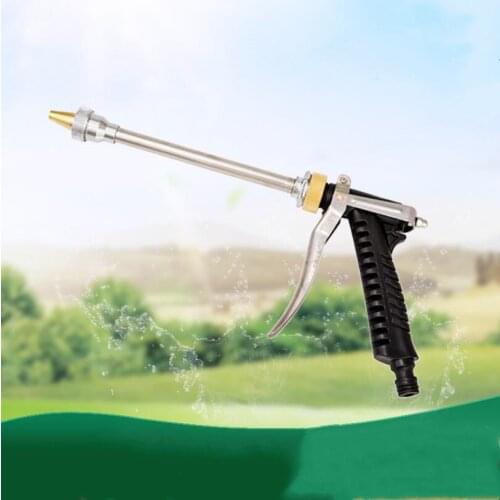 2PCS Auto Car Washing High Pressure Water Gun Sprayer Cleaner Spray Accessory Brass Metal Hose Nozzle Garden Long Rod