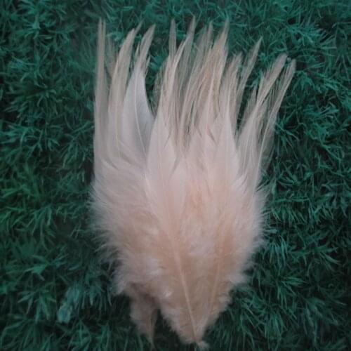 20 pcs / a lot of 10-15 cm light pink Cock Feather Feathers Stage Feather Decorative Accessories