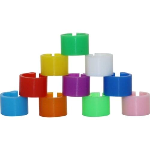 2000 Pcs No number Bird Training Foot Ring Bayonet Identification Ring Opening Pigeon Foot Ring Bird Supplies Inner Diameter 6mm