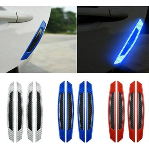 Car Sticker 5D Carbon Fiber Stickers Car Stickers And Decals Auto Reflective Strip Warning Car Styling Accessories Automobiles