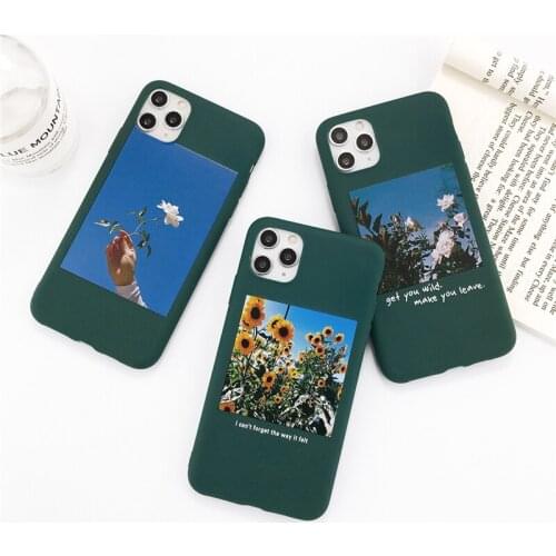 TIDOVE Luxury Flowers Case For iPhone 11 Pro Max 6 6S Plus 7 8 Plus X XR XS Max 5 5S SE 2020 Soft Silicone Shockproof Back Cover