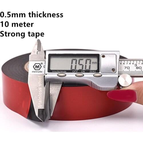 3M Strong Gray Foam Waterproof Rubber Double Sided Tape for Car/office Special Non-Marking Article Fixing Adhesive 10/20/100Pcs