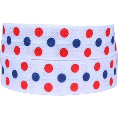 FLRA ElasticSea dots printing elastic for DIY baby headband and girl hair accessories