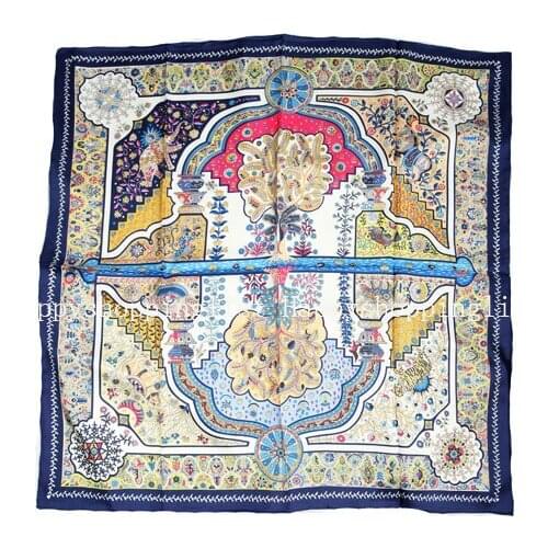 ELEGANT HANDMADE BRAND 100%Twill Silk Scarf TWIC-40197