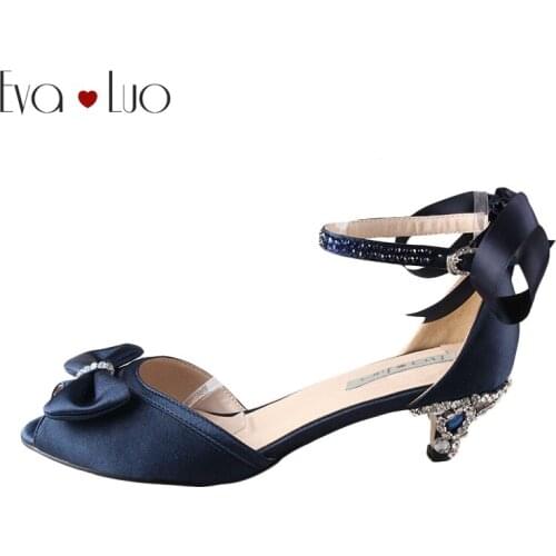 EVA LUO Women's Shoes With A Glass Heel