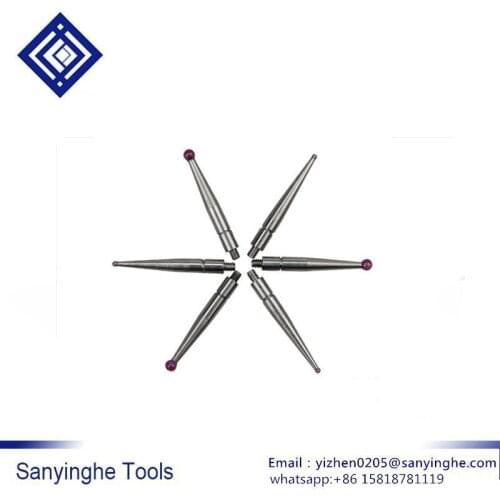 M1.4 M1.6 M1.8 M2.0 CNC probe lever dial indicator measuring head ruby head probe measuring tip (5pcs/lots)