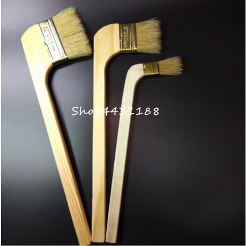 1“/2“/3”/4” Bristle Long handle 285-355mm brush curved brush paint brush lengthened elbow brush hard Mould/Machine dust brush