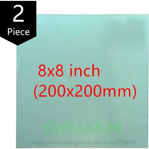 2pcs PEI Sheet, 8x8 inch(i.e 200x200mm) 3D Printer Build Surface Polyetherimide