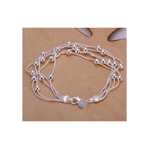 Wholesale M925 Silver color bracelet 2015 Fashion Jewelry bracelets for women Grape H067