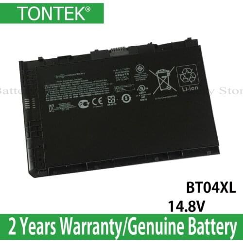 TONTEK Genuine 14.8 V 52Wh BT04XL laptop battery for HP EliteBook Folio 9470 9470 M9480 HSTNN-IB3Z HSTNN-DB3Z HSTN series