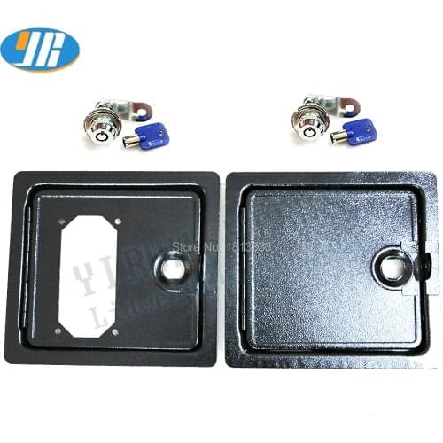 18cm*19.5cm iron door coin acceptor door Up door with 17mm lock for Arcade Game accessories