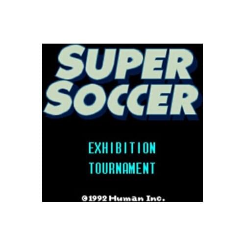 Super Soccer NTSC Version 16 Bit 46 Pin Big Gray Game Card For USA Game Players
