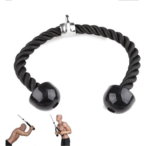 Tricep Rope Biceps Band Pull Rope Fitness Equipment Bodybuilding Muscle Training Arm Shoulder Strength Exercise Rope Accessories