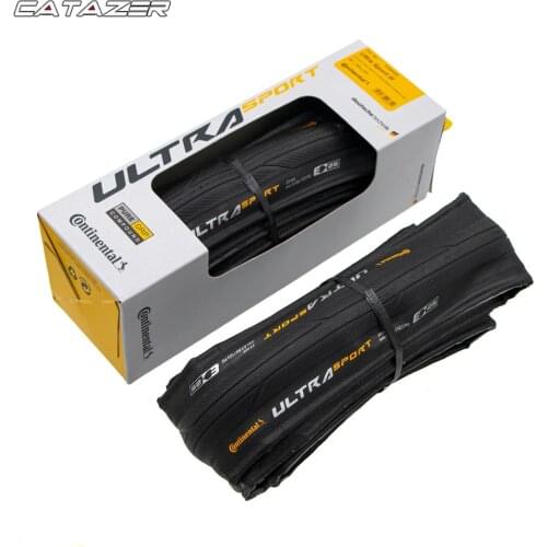 Bicycle Accessories 700 23c 25c Road Bicycle Foldable Tire Continental Ultra Sport III Road Bike Bicycle Puncture-proof Tire