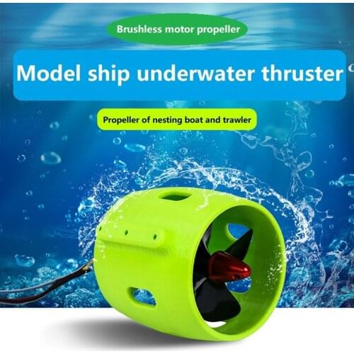 DC 12V 24V Waterproof RC Boat Underwater Propeller Motor Engine Thruster Engine Ship Model