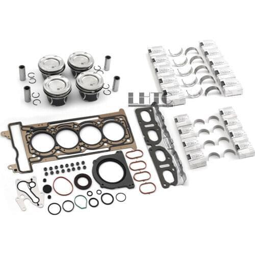 Engine Rebuilding Pistons Gaskets Seals Bearings Set For Mercedes-Benz E300 GLC200 GLC260 GLC300 GLK250 SLC300 W212 W213 2.0T
