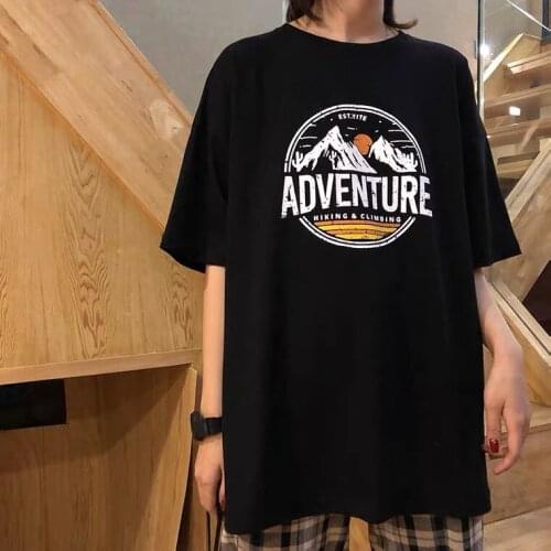 Women Goth T-shirt Oversized Clothes Y2k Summer Tee Matching Clothing for Couple Vintage Streetwear Ins Harajuku Shirt Tops