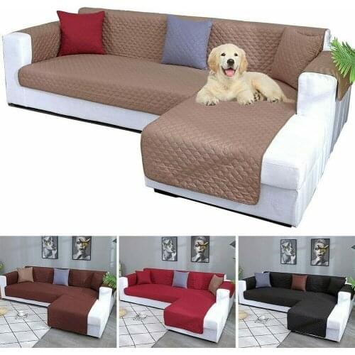 1/2/3/4 Seat Waterproof L Shape Sofa Cover Pet Dog Kid Mat Armchair Furniture Protector Couch Covers Slipcovers