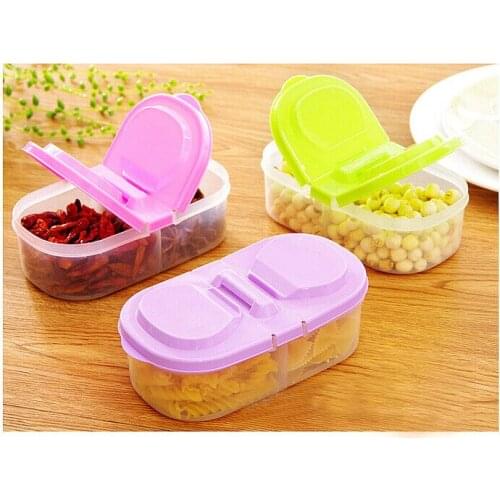 1PC Plastic Food Storage Box Sealed Crisper Grains Tank Storage Kitchen Sorting Food Storage Box Container LF 033
