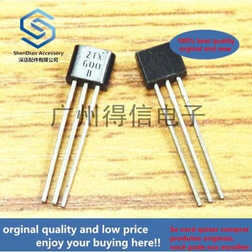 10pcs 100% orginal new ZTX600B ZTX600 imported Darlington 160V 1A 1W real photo