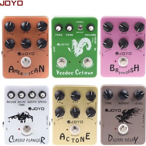 JOYO D-SEED Dual Channel Digital Delay Guitar Effect Pedal American/British Sound Guitar Amp Simulator Guitar Pedal Guitar Parts