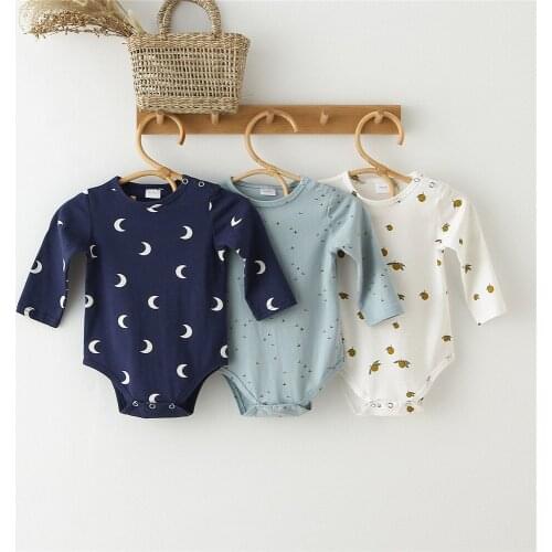 3 Pcs/ lot Long Sleeve Baby Clothing Girl Boy One Piece baby Sleeper Baby Homewear Clothes Fashion Baby Boys Girls Rompers Sets