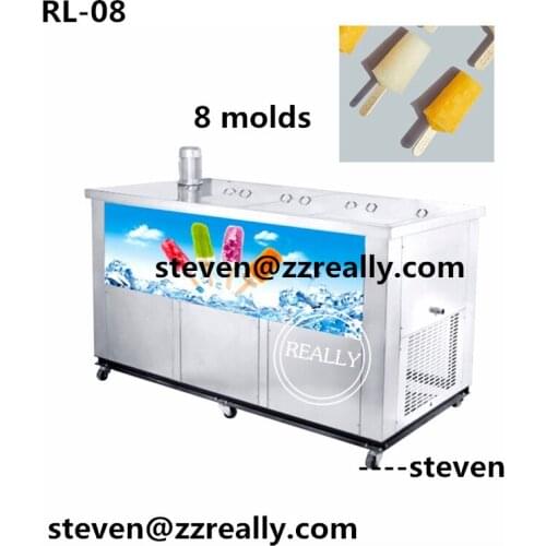 8molds popsicle machine big capacity 26000pcs/day ice Popsicle making machine popsicle maker