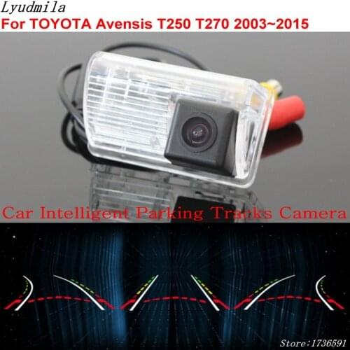 Car Intelligent Parking Tracks Camera FOR TOYOTA Avensis T250 T270 2003~2015 Car Reverse Rear View Camera / HD CCD Night Vision