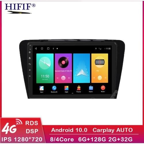 Car DVD Multimedia Player For Skoda Octavia A7 III 3 2014-2018 2din Android 10 Radio Auto Navigation GPS Rear Camera