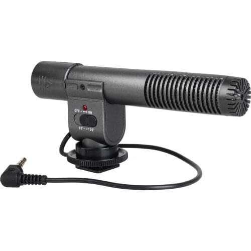 Without Battery ! Camera Photo Studio Accessories Stereo Interview Microphone for Canon Nikon Sony DSLR DV