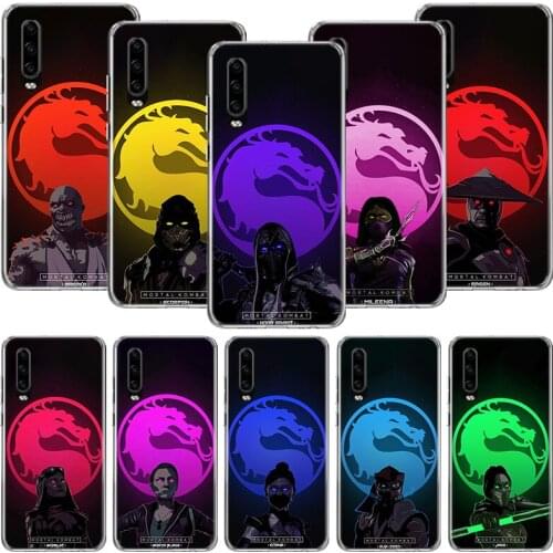 Scorpion Zero Sub Mortal Kombat Phone Case For Huawei P30 P40 P20 P10 Mate 20 10 30 Lite Pro P Smart Z Plus Printing Cover Coque