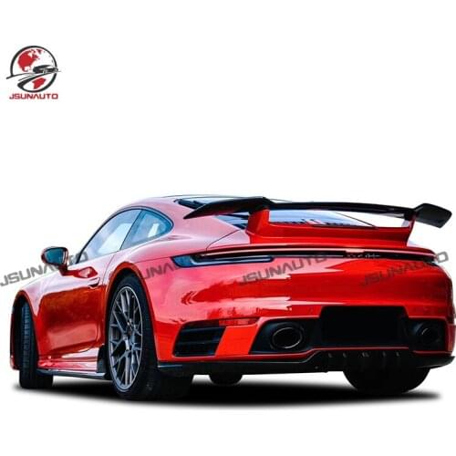 For Porsche 911 992 Carrera 2012-2015 AC Style Rear Spoiler Carbon Fiber Auto Wing Carbon Body Kit Rear Wing Car Styling