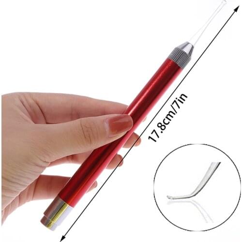 1Pcs Ear Cleaner Ear Wax Removal Tool Flashlight Earpick Ear Cleaning Earwax Remover Ear Curette Light Spoon Hot