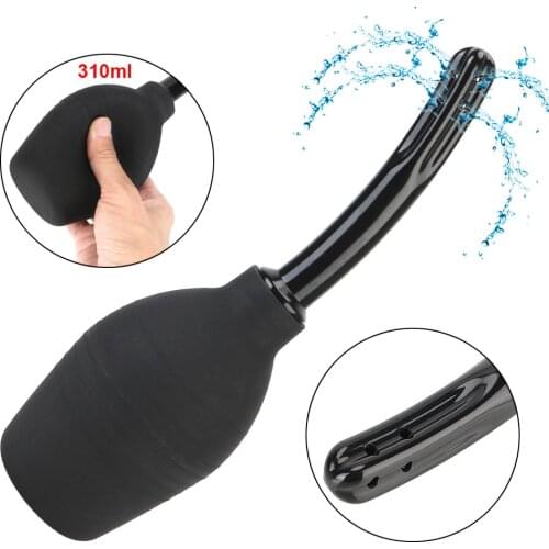 Intimate Goods Anal Shower Head Nozzle Tip Plug Vagina Cleaner Douche Enema Cleaning Container Enema Bulb Anal Cleaner