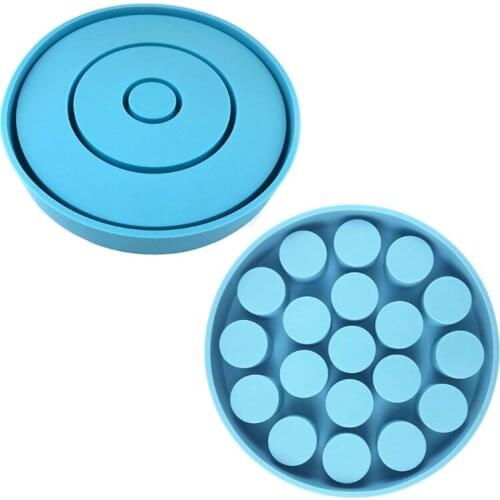 L5YA 2 Pieces Round Casting Mold Good Gift for Female Friends or Family Easy to Clean