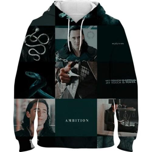 2021 Hot Sale Loki Hoodies Retro Men/Women Autumn Winter Fashion Casual Hip Hop Hoodie 3D Print Loki Pullover Hooded Sweatshirt