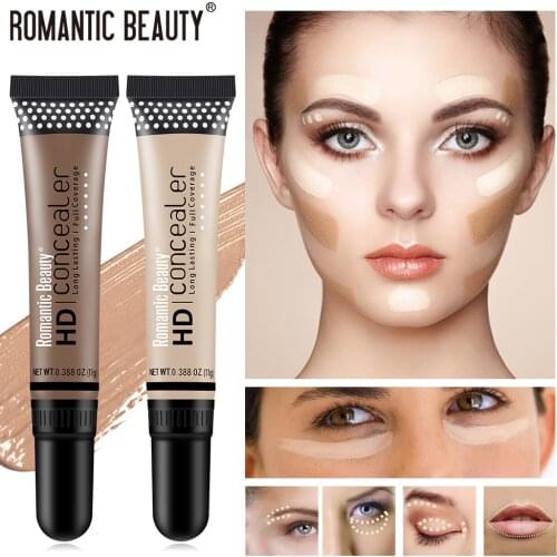 Mineral Face Concealer Cream Professional Contour Makeup Liquid Concealer Make Up Foudantion Cream Tube Concealer