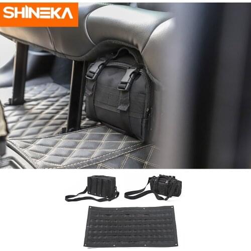 SHINEKA Stowing Tidying For Jeep Wrangler Car Multifunctional Storage Bag Trunk Tool Organizer Accessories For Jeep Wrangler