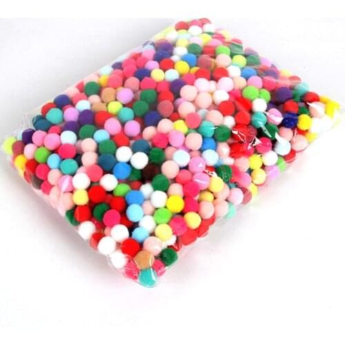 8mm/10mm/15mm/20mm/25mm/30mm Fluffy Soft Pompom Plush Pom Poms Ball DIY Handmade Sewing Craft Kids Toy Wedding Decor Wholesale