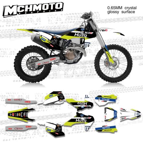 MCHMFG Decal Sticker Kit For Husqvarna TC FC TX FX FS 2019 2021 TE FE 2020 2022 125 250 350 450 Motocross Racing 3M Graphics 4.3