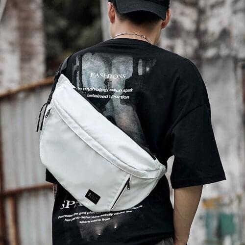 Chest Bag Mens And Womens Large Capacity Simple Messenger Bag Ins Leisure Waist Bag Student Shoulder Outdoor Bags