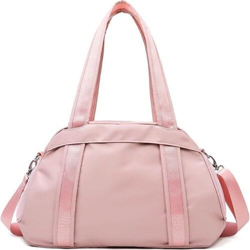 New Gym Yoga Bag for Women Pink Fitness Training Bag Dry Wet Combo Men Large Travel Weekend Duffle Bag for Women Sac De Sport